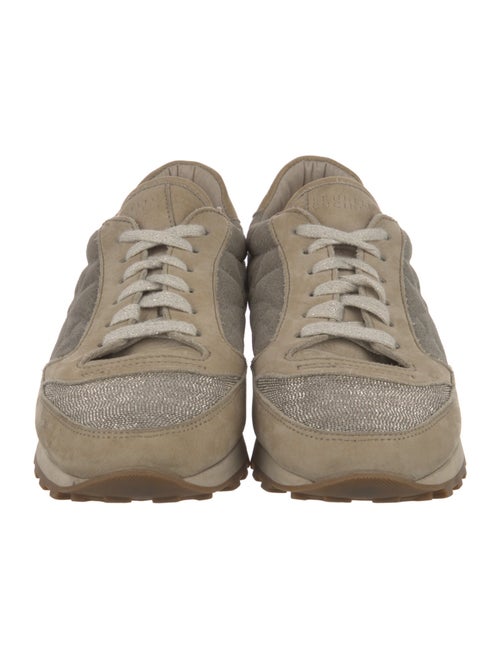 Brunello Cucinelli Monili Suede Sneakers