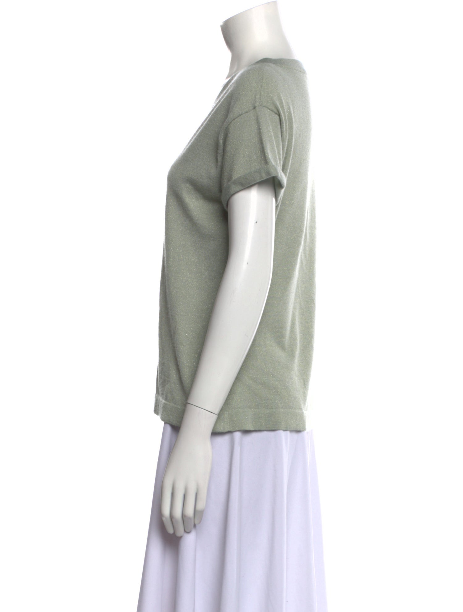 Brunello Cucinelli V-Neck Short Sleeve T-Shirt