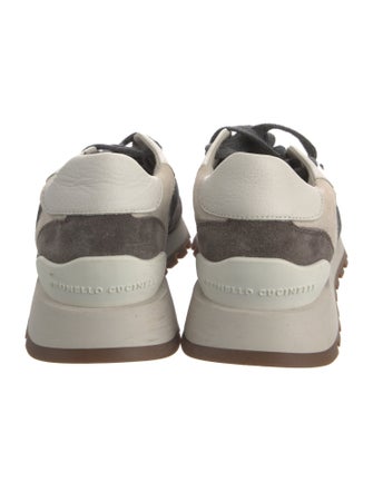 Brunello Cucinelli Colorblock Pattern Sneakers