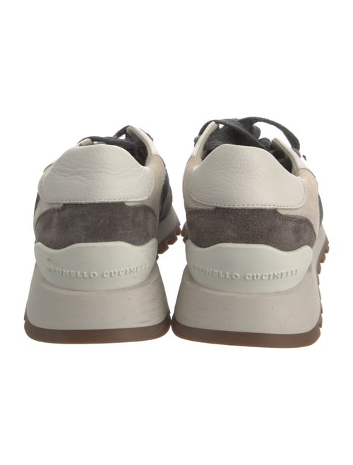 Brunello Cucinelli Colorblock Pattern Sneakers
