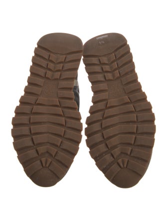 Brunello Cucinelli Colorblock Pattern Sneakers