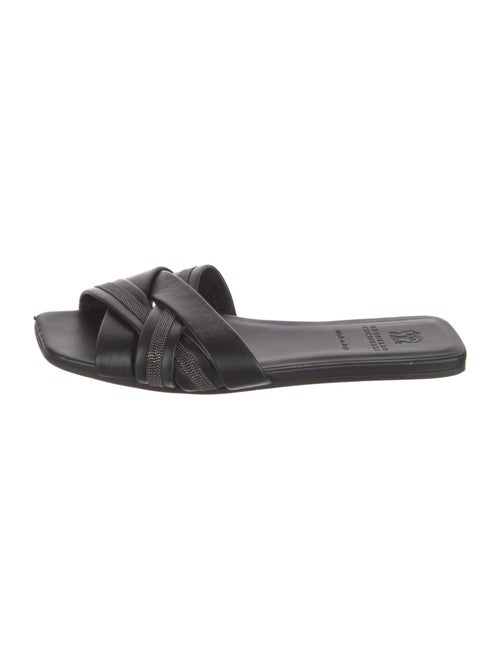 Brunello Cucinelli Leather Slides