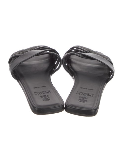 Brunello Cucinelli Leather Slides