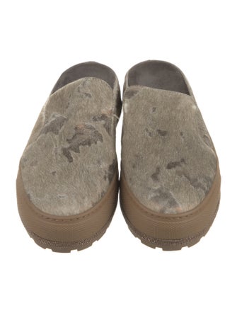 Brunello Cucinelli Ponyhair Mules