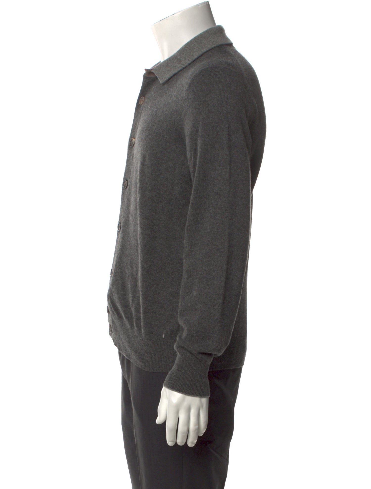 Brunello Cucinelli Cashmere Mock Neck Cardigan