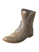 Brunello Cucinelli Patent Leather Combat Boots