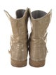 Brunello Cucinelli Patent Leather Combat Boots