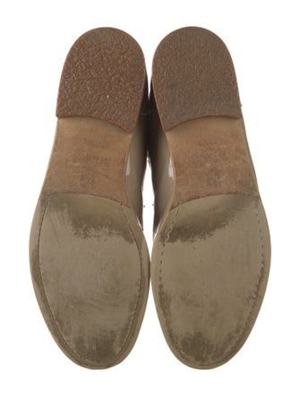 Brunello Cucinelli Patent Leather Combat Boots