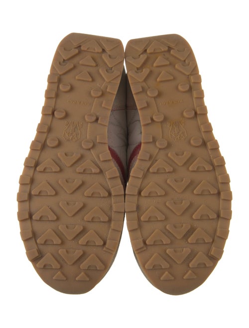 Brunello Cucinelli Suede Printed Athletic Sneakers