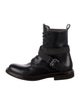 Brunello Cucinelli Monili Leather Combat Boots