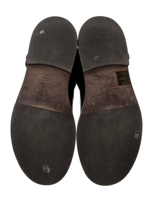 Brunello Cucinelli Monili Leather Combat Boots