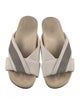 Brunello Cucinelli Monili Suede Slides
