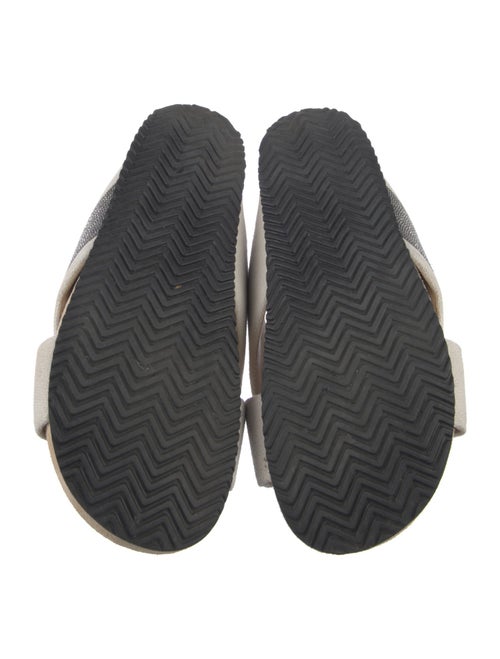 Brunello Cucinelli Monili Suede Slides