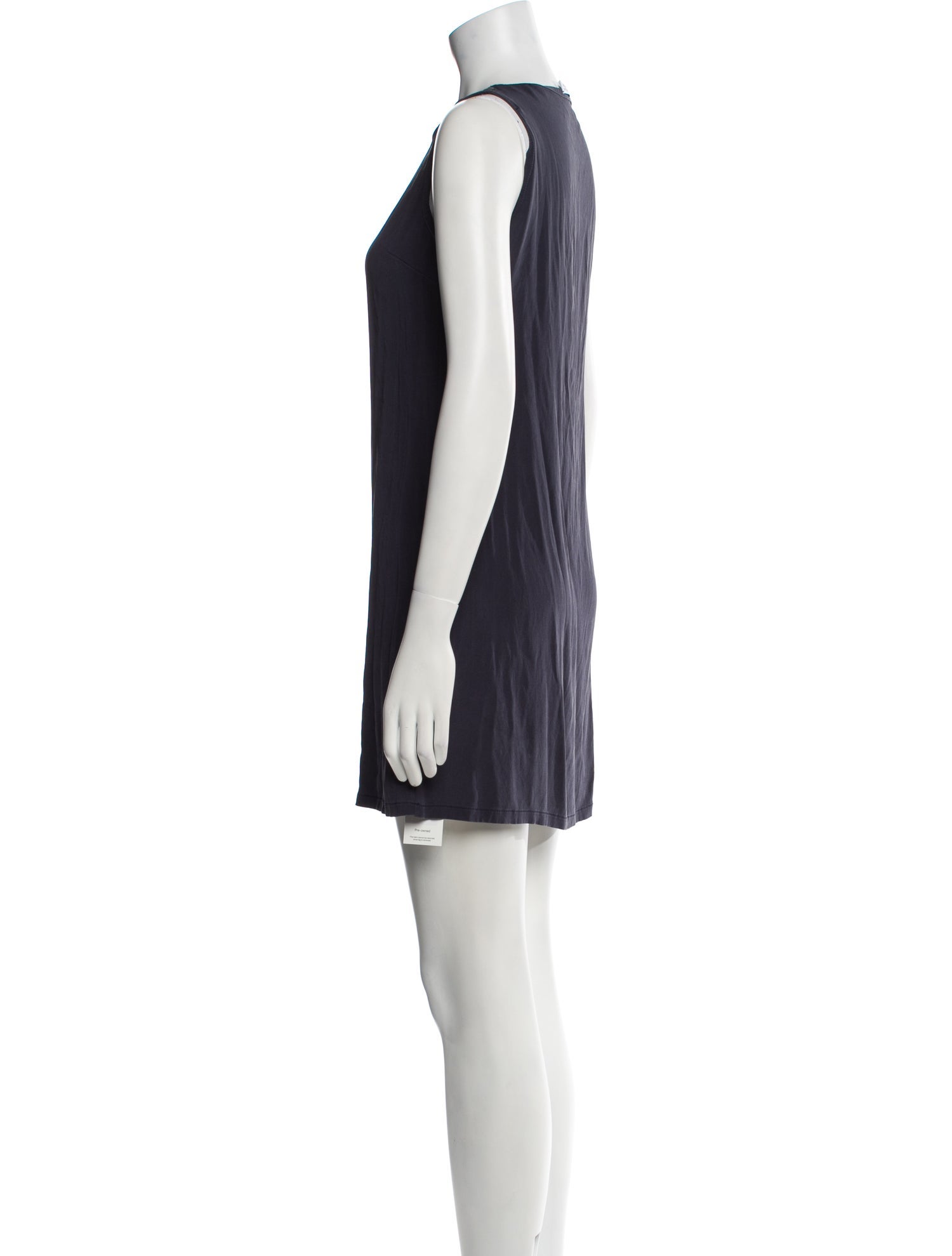 Brunello Cucinelli Crew Neck Mini Dress