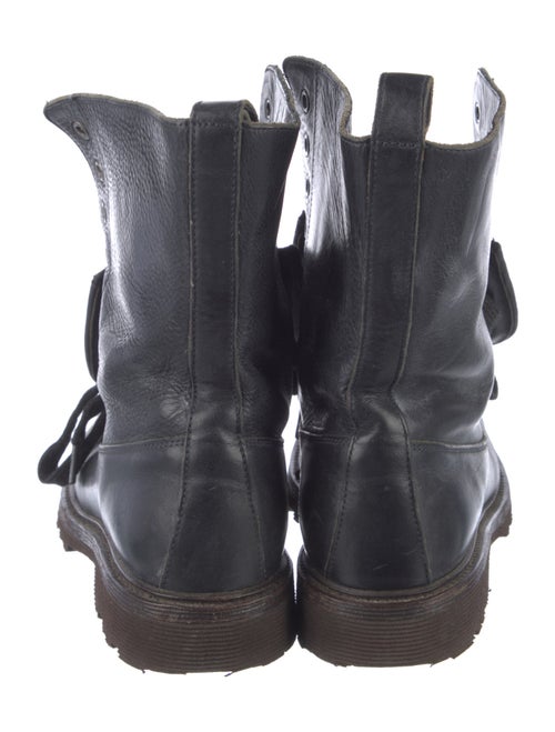Brunello Cucinelli Monili Leather Combat Boots