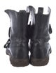 Brunello Cucinelli Monili Leather Combat Boots