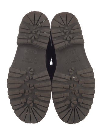 Brunello Cucinelli Monili Leather Combat Boots