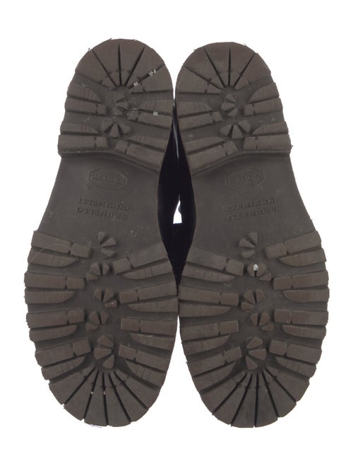 Brunello Cucinelli Monili Leather Combat Boots