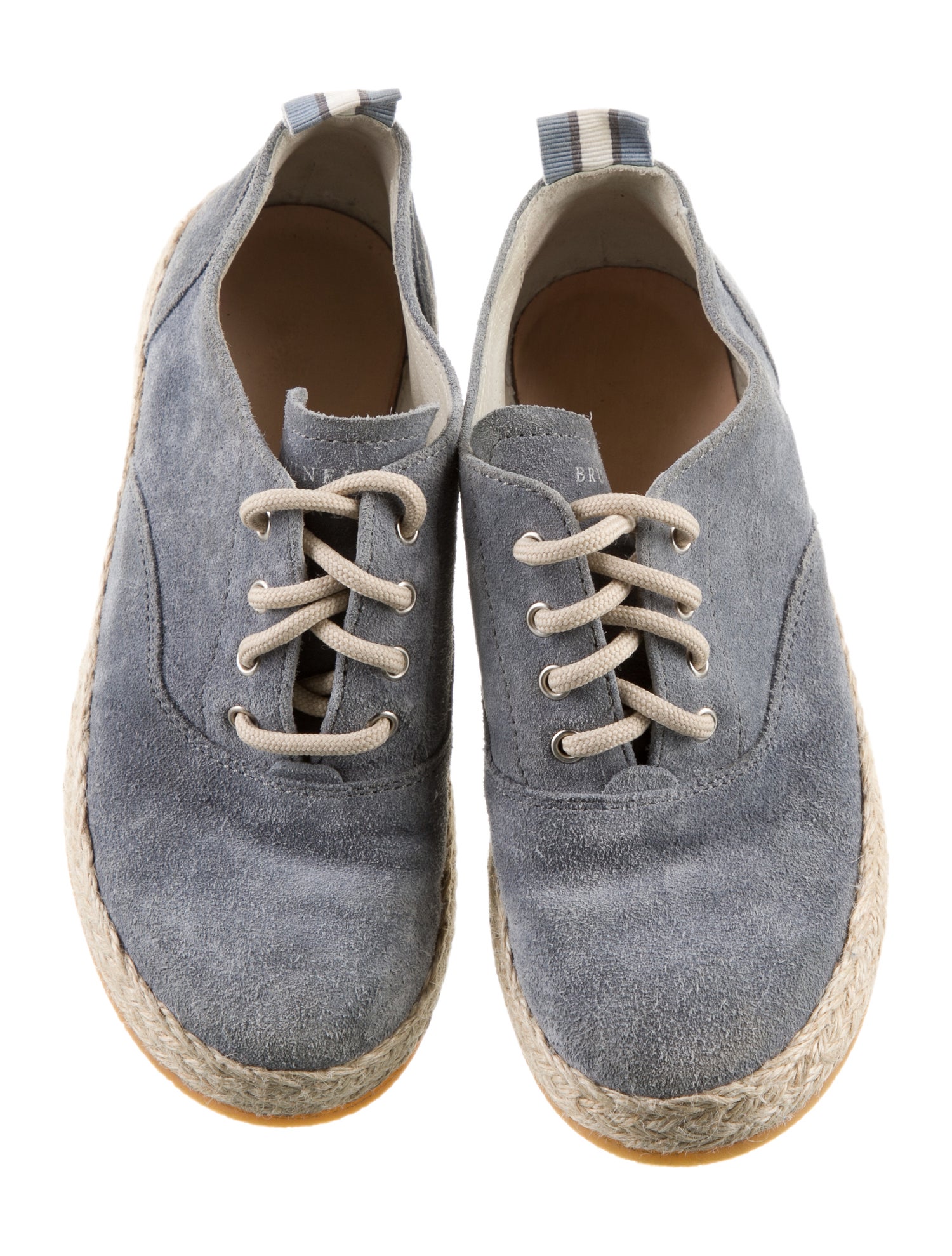 Brunello Cucinelli Boys' Jute-Sole Suede Sneakers