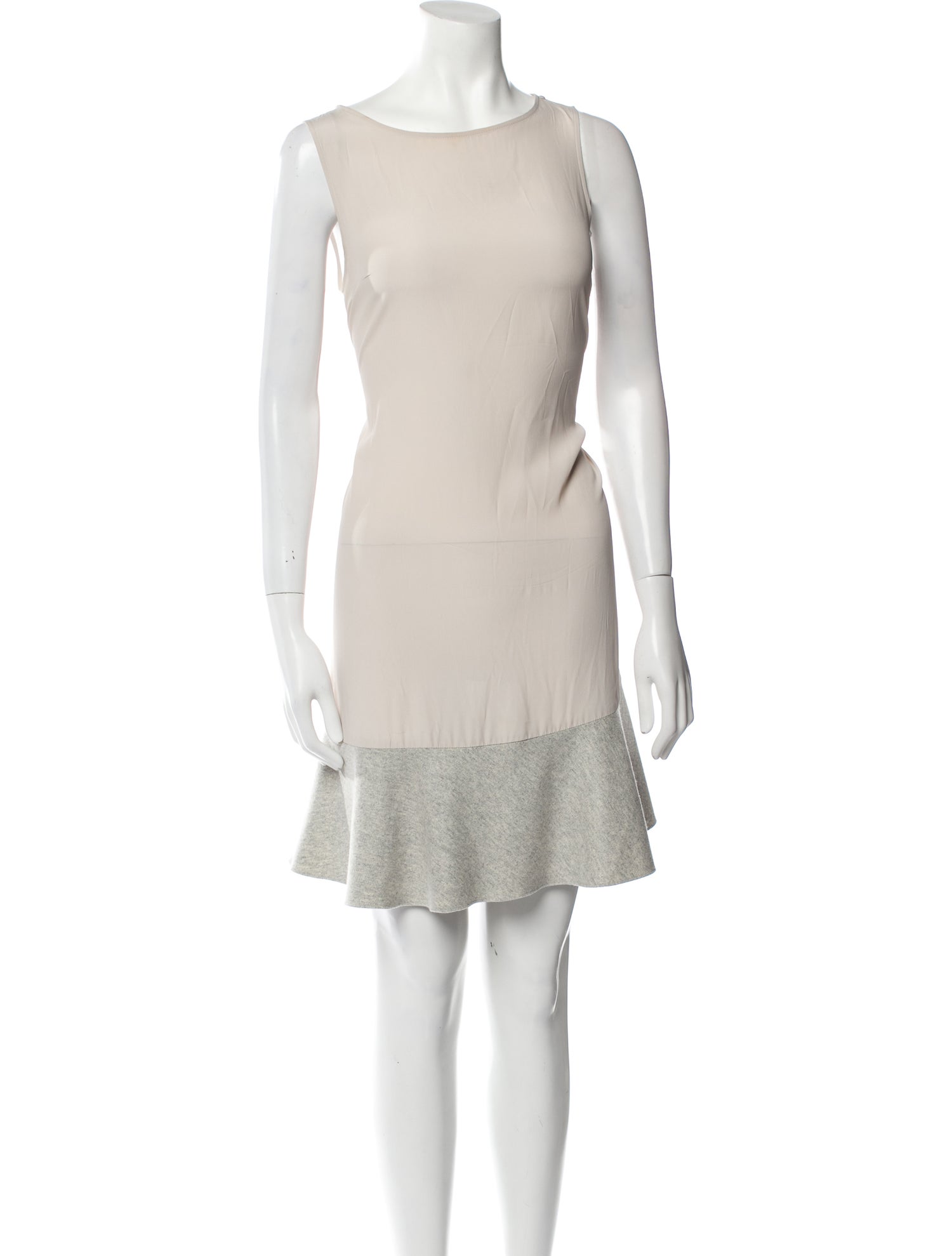 Brunello Cucinelli Bateau Neckline Mini Dress