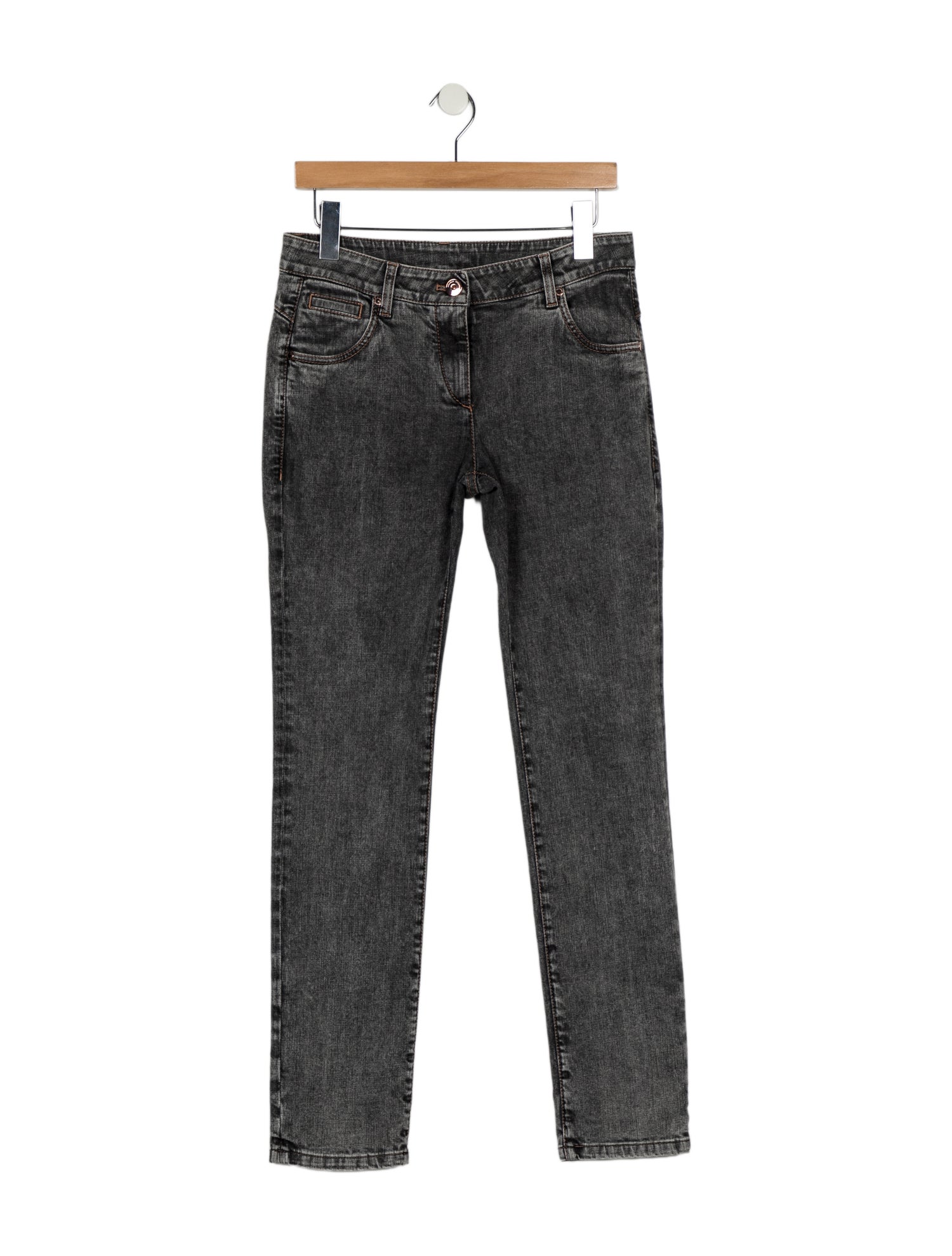 Brunello Cucinelli Mid-Rise Straight Leg Jeans