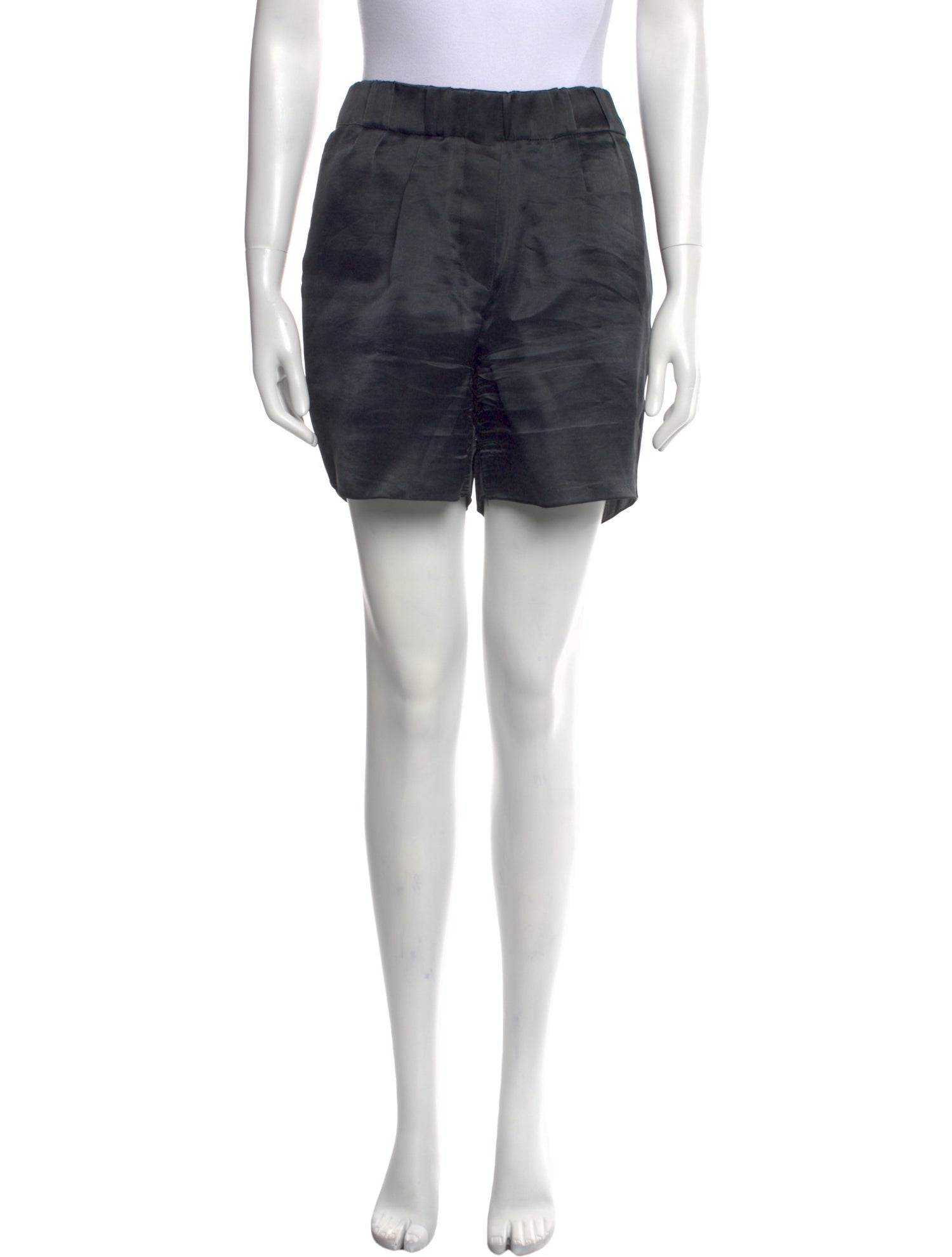 Brunello Cucinelli Silk Mini Shorts