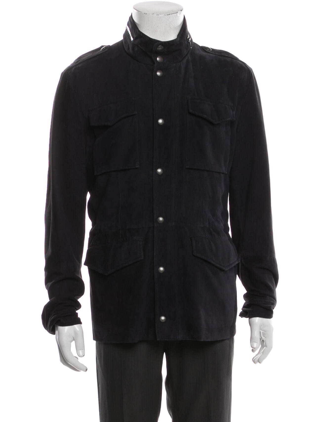 Brunello Cucinelli Leather Utility Jacket