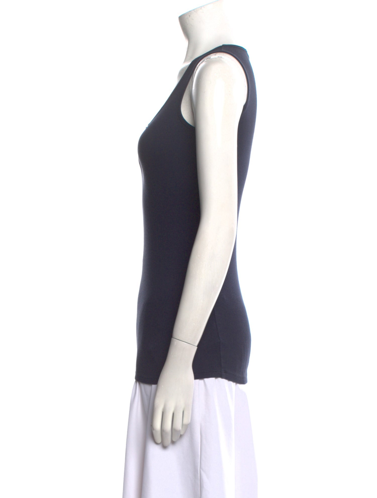 Brunello Cucinelli Scoop Neck Sleeveless Top