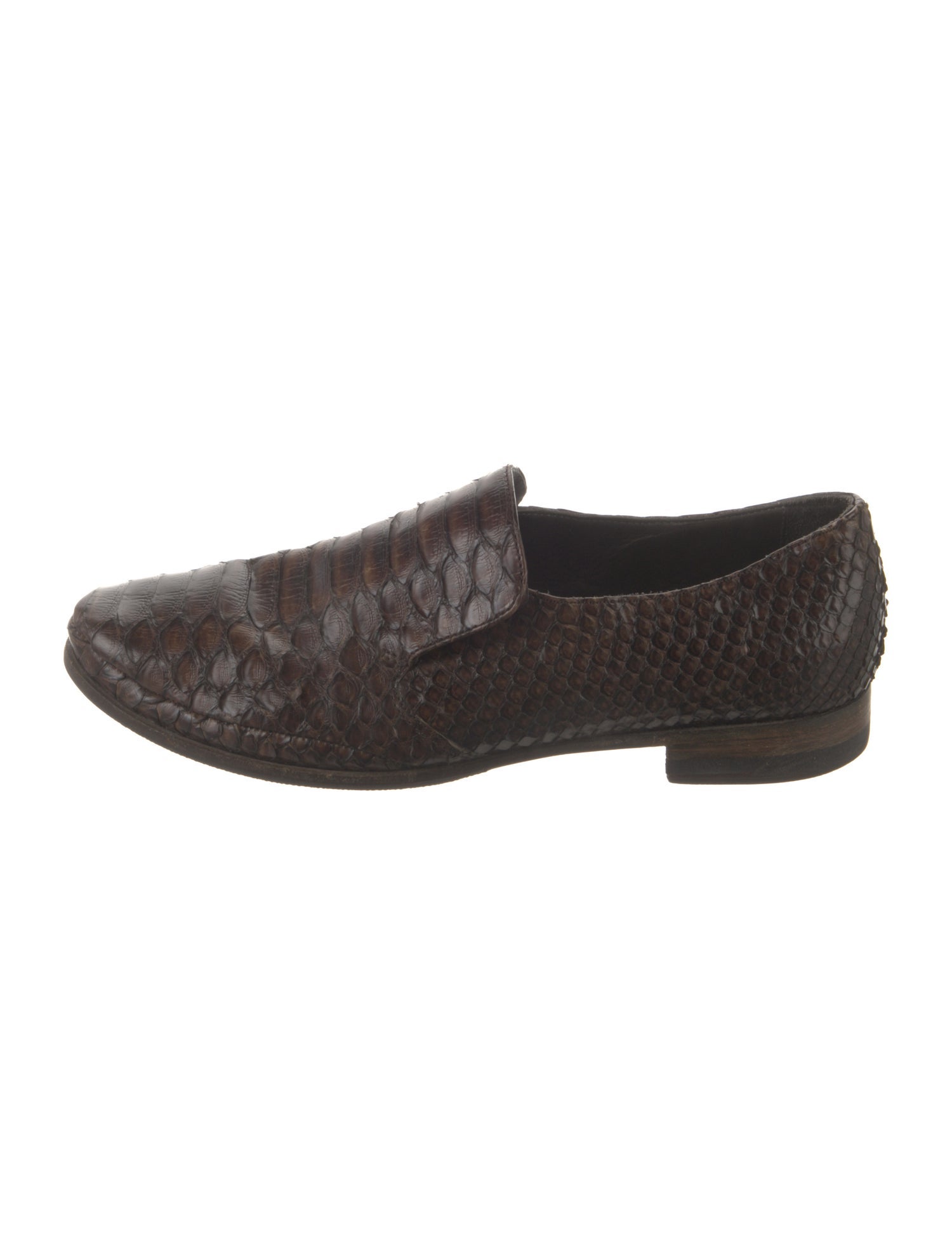 Brunello Cucinelli Python Loafers