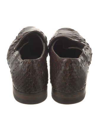 Brunello Cucinelli Python Loafers