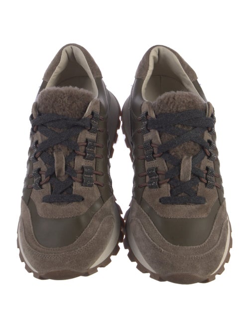 Brunello Cucinelli Monili Suede Sneakers