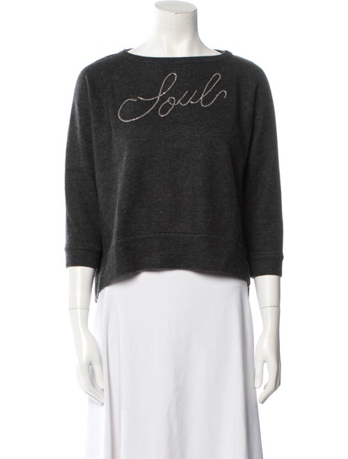 Brunello Cucinelli Cashmere Graphic Print Sweatshirt