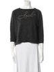 Brunello Cucinelli Cashmere Graphic Print Sweatshirt