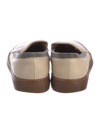 Brunello Cucinelli Monili Leather Sneakers