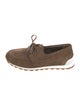 Brunello Cucinelli Suede Beaded Accents Moccasins