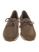 Brunello Cucinelli Suede Beaded Accents Moccasins