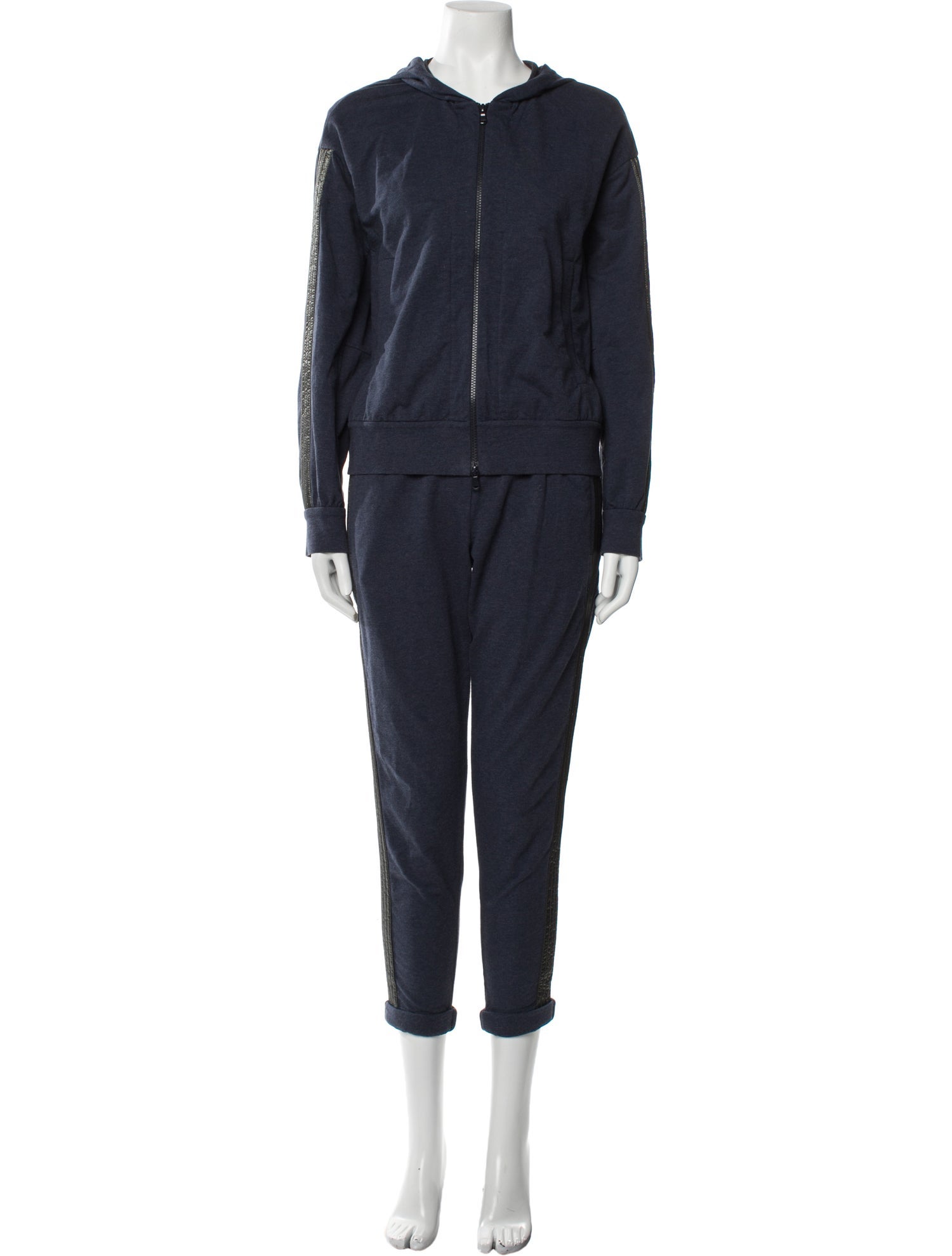 Brunello Cucinelli Mesh Accents Tracksuit