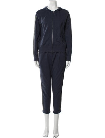Brunello Cucinelli Mesh Accents Tracksuit