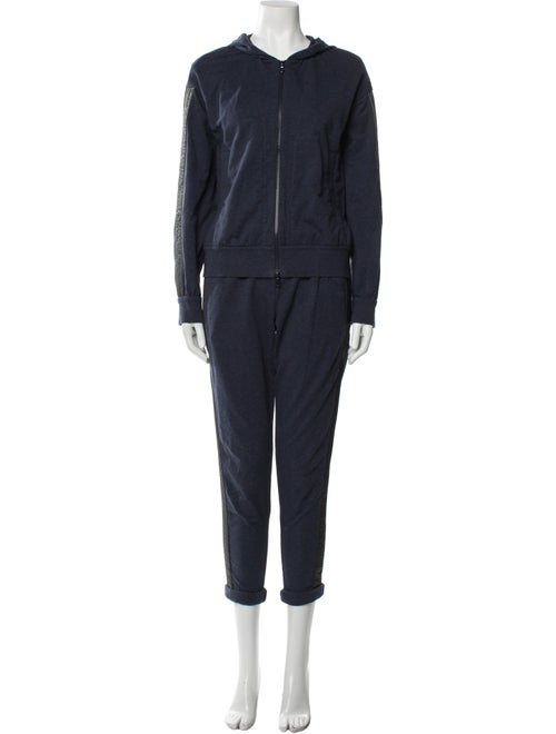 Brunello Cucinelli Mesh Accents Tracksuit