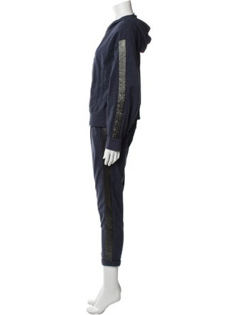 Brunello Cucinelli Mesh Accents Tracksuit