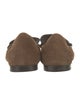 Brunello Cucinelli Suede Beaded Accents Loafers
