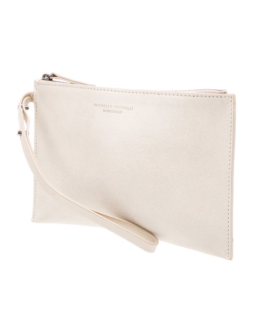 Brunello Cucinelli Saffiano Leather Clutch