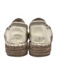 Brunello Cucinelli Monili Leather Espadrilles