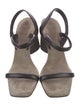 Brunello Cucinelli Suede Slingback Sandals