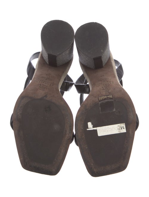 Brunello Cucinelli Suede Slingback Sandals