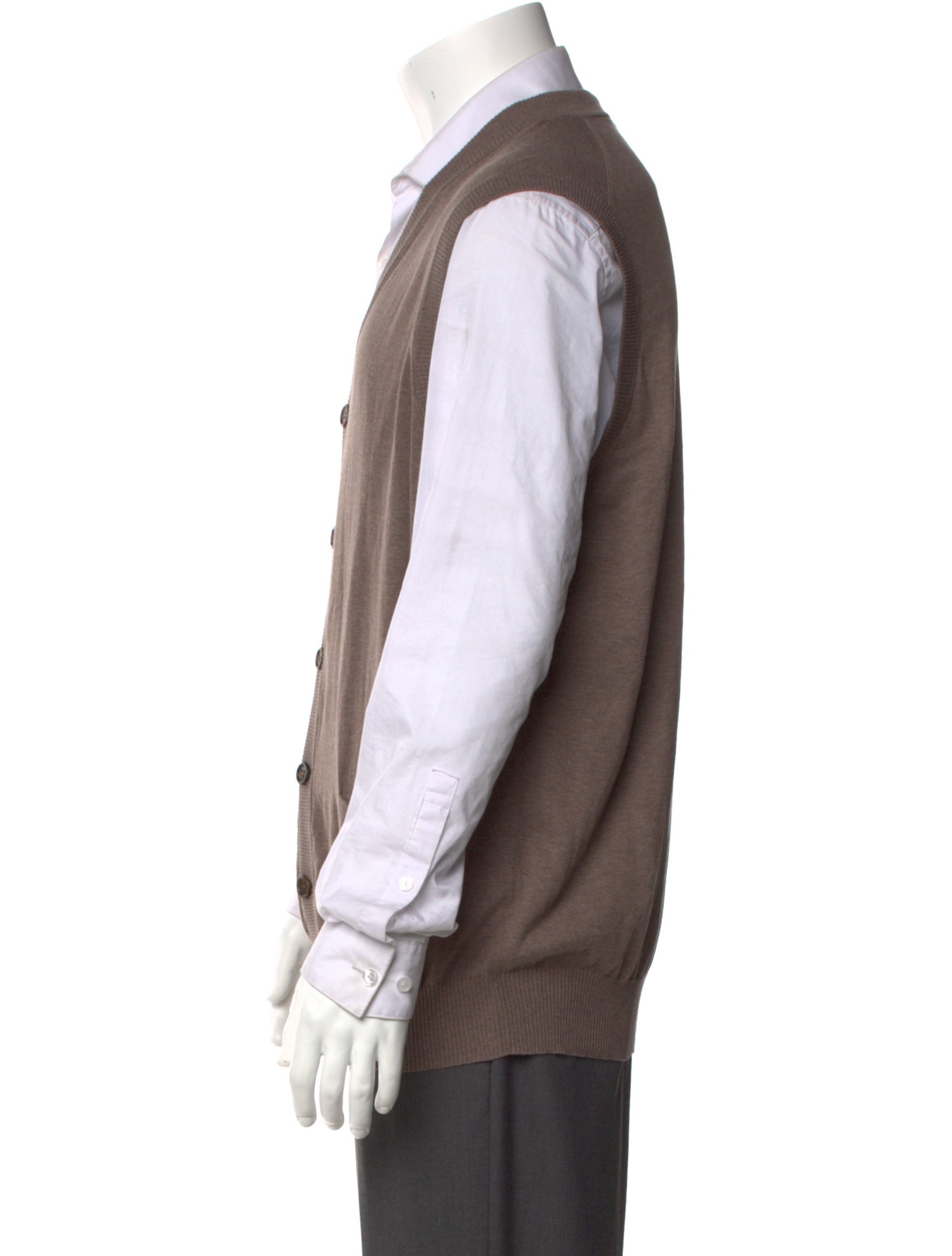 Brunello Cucinelli V-Neck Sleeveless Sweater Vest