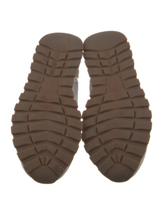 Brunello Cucinelli Suede Printed Athletic Sneakers