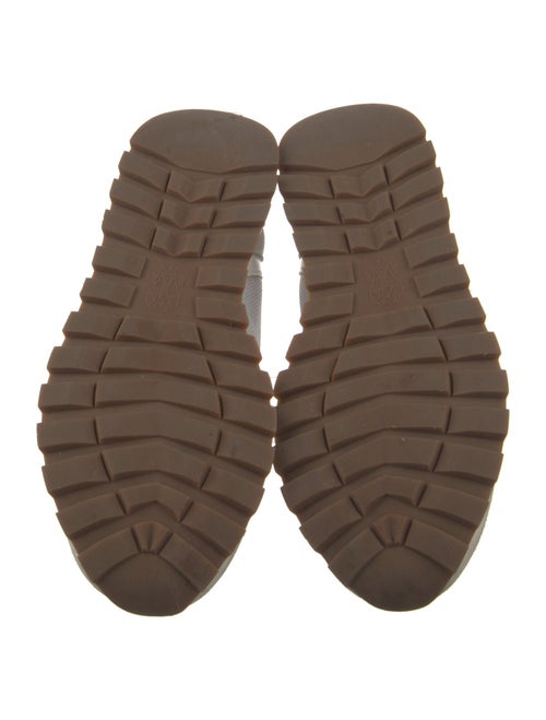 Brunello Cucinelli Suede Printed Athletic Sneakers