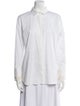 Brunello Cucinelli Long Sleeve Button-Up Top