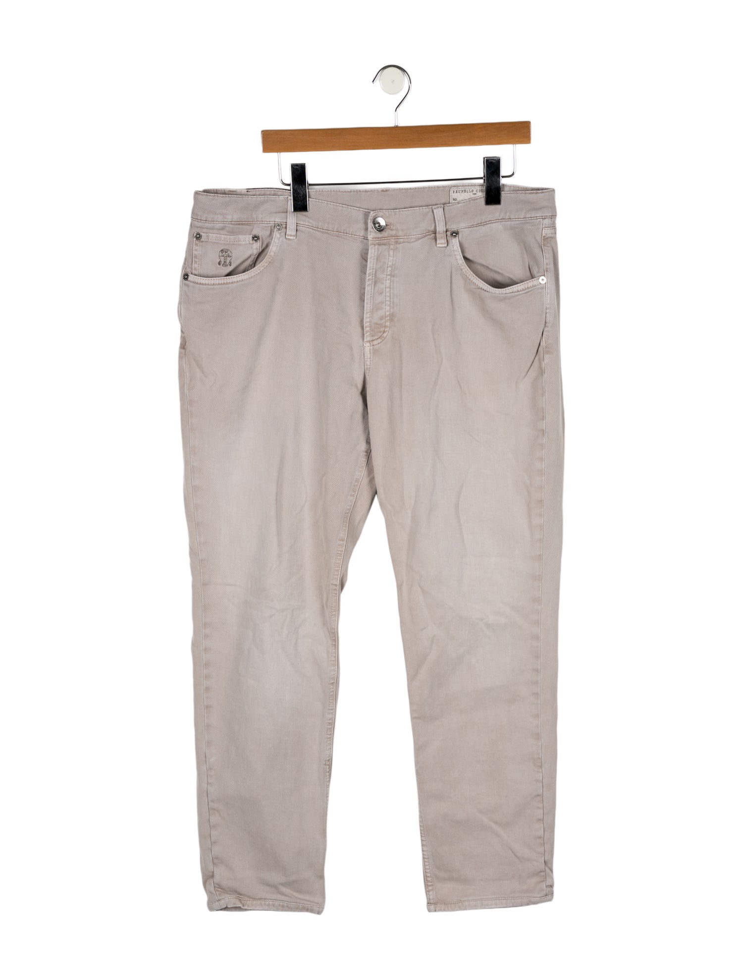 Brunello Cucinelli Mid-Rise Straight Leg Jeans